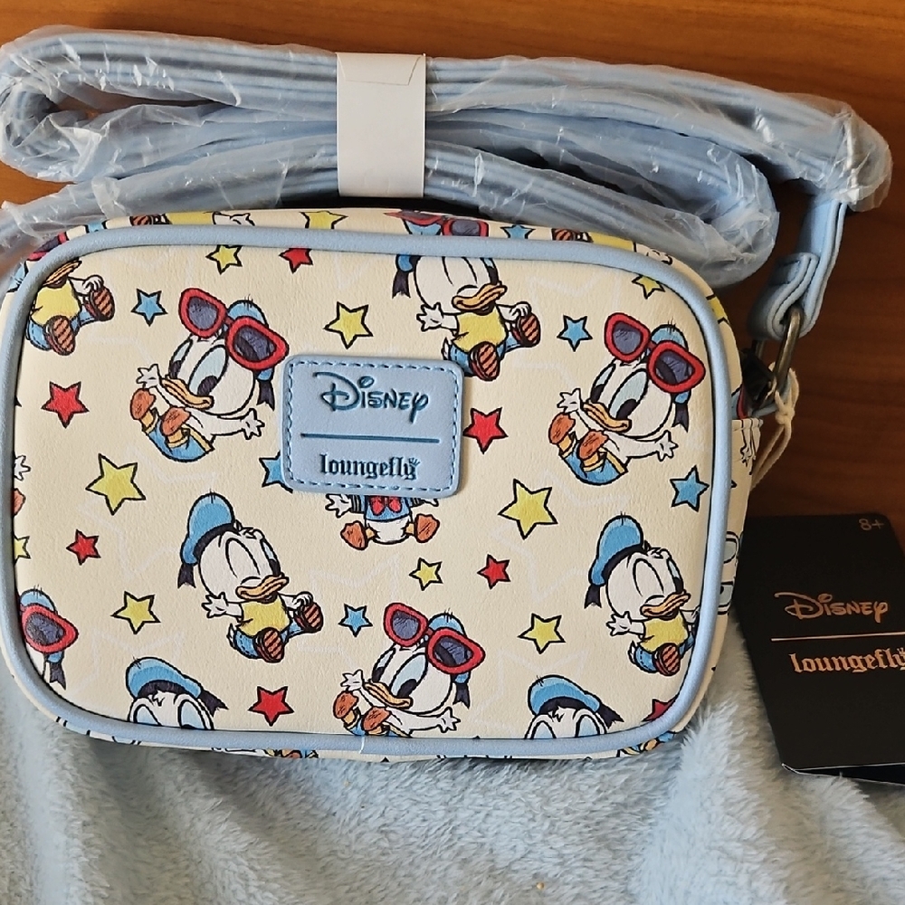 Loungefly Disney Donald Duck Starry Crossbody Bag